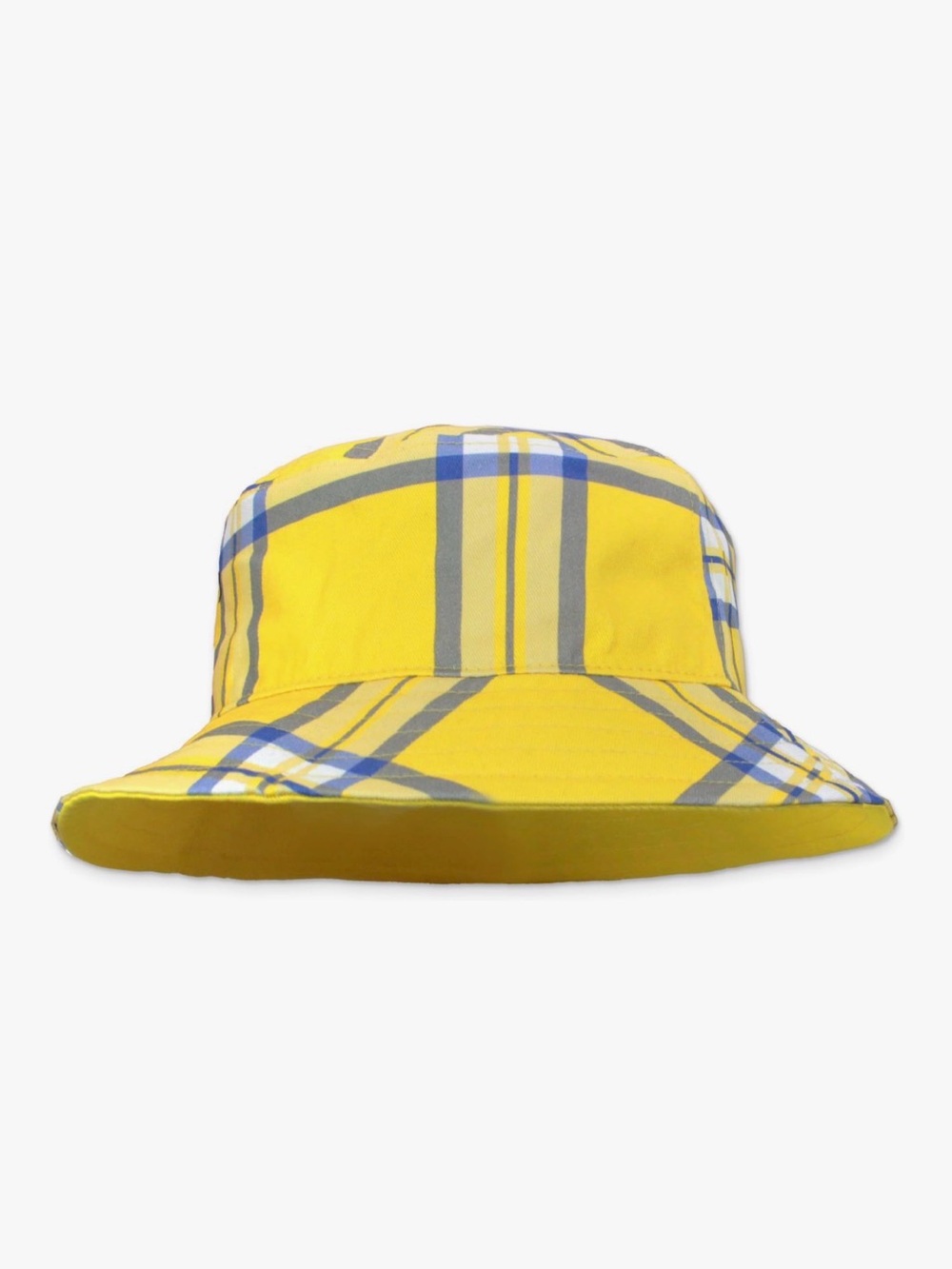 Clueless Cher Yellow Plaid Bucket Hat NIP